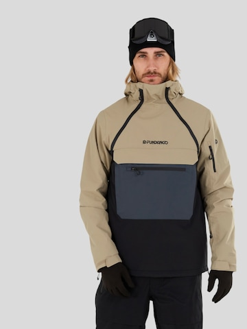 Fundango Udendørsjakke 'Hydra ECO Anorak' i beige: forside