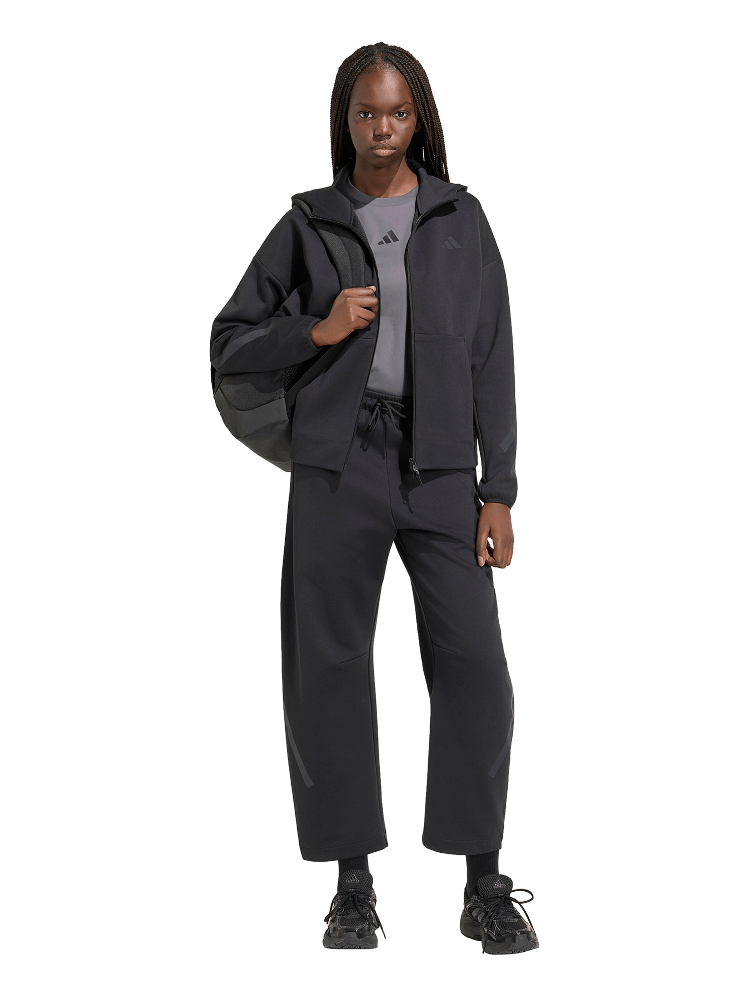 juoda ADIDAS SPORTSWEAR Sportinis džemperis 'Z.N.E.'