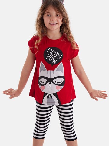 Denokids Set in Rood: voorkant