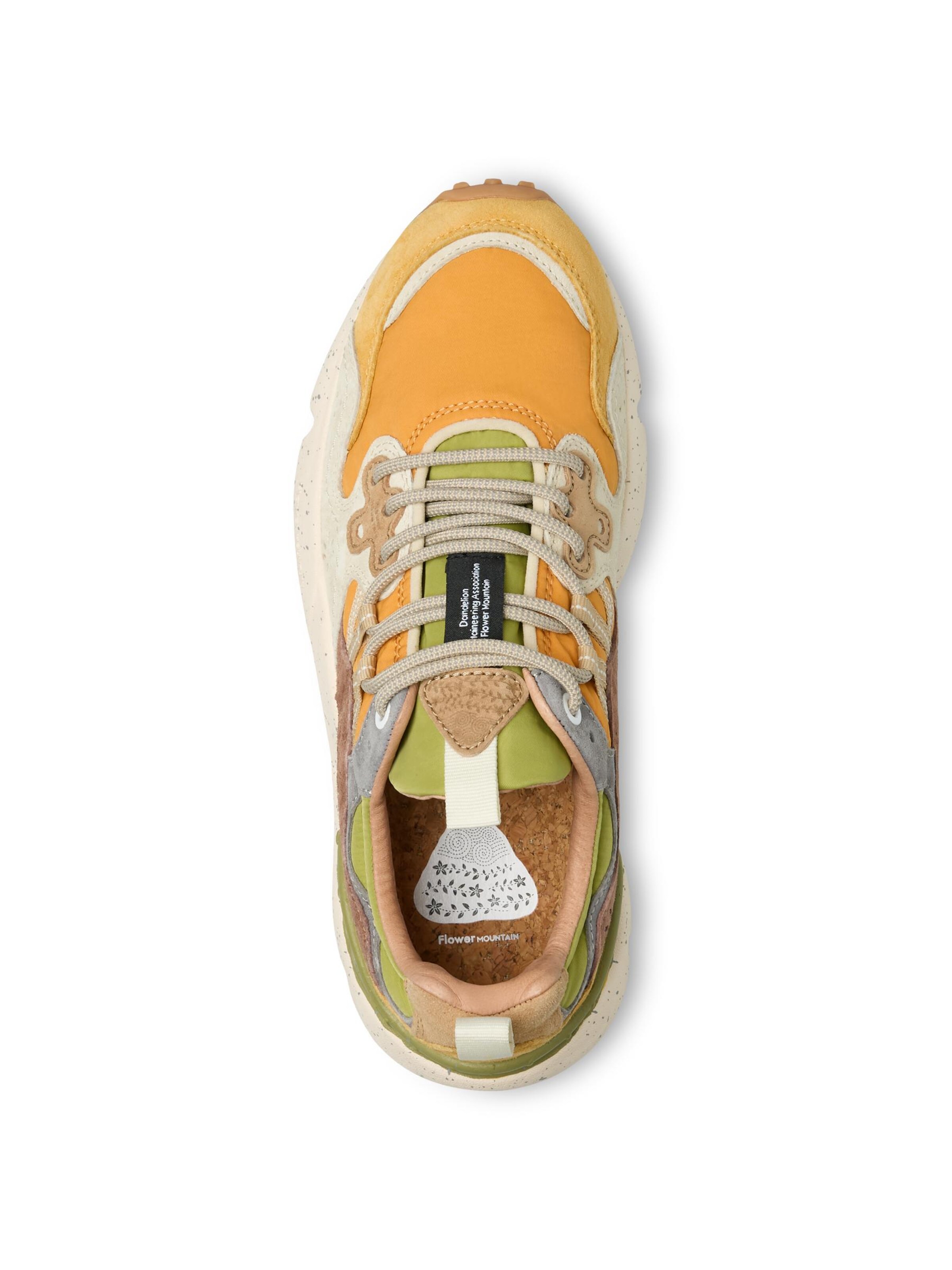 Baskets basses 'YAMANO 3 UNI' Flower Mountain en jaune