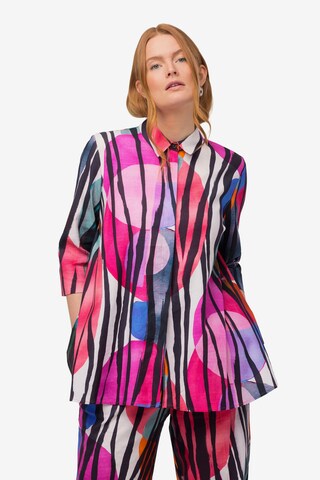 Ulla Popken Blouse in Gemengde kleuren: voorkant