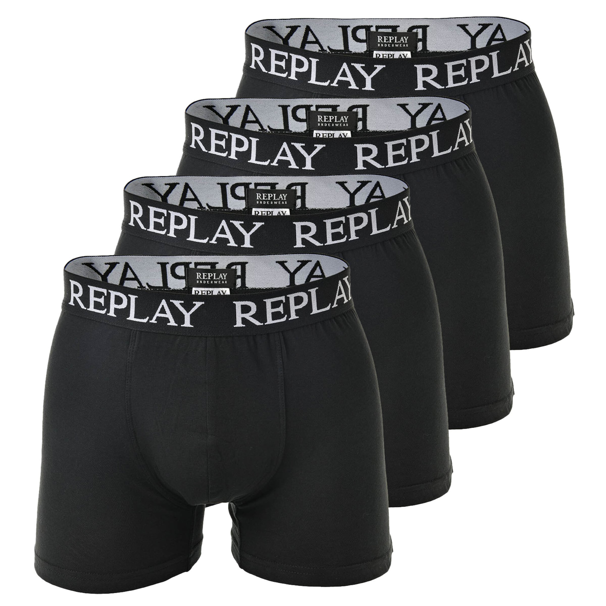 REPLAY Boxershorts in Zwart: voorkant