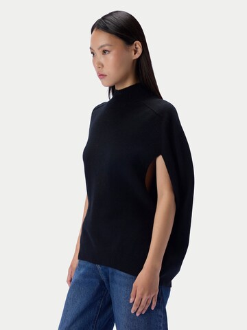 juoda GOBI Cashmere Apsiaustas
