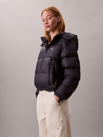 Calvin Klein Jeans Overgangsjakke 'ESSENTIAL' i blå: forside