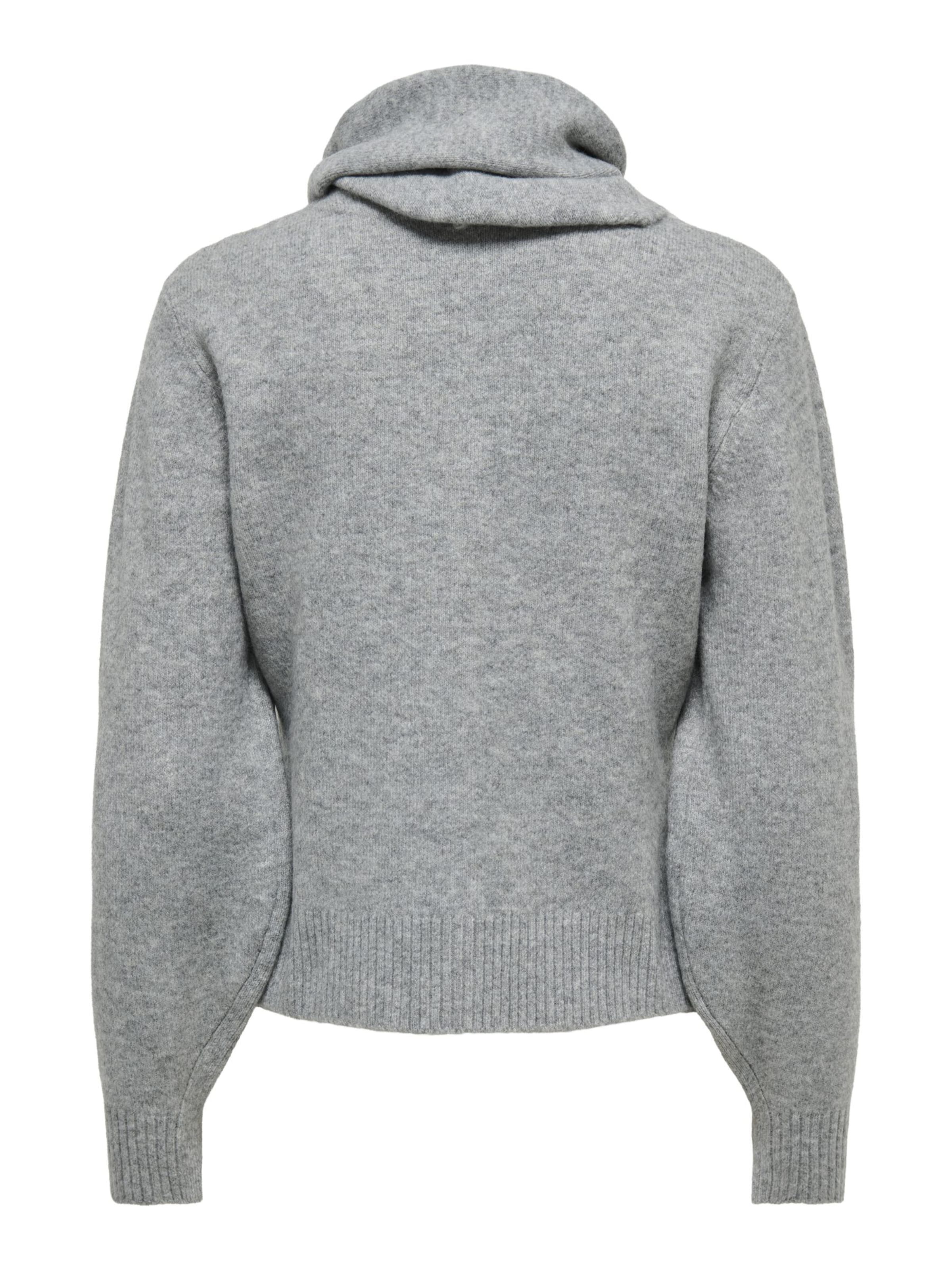 ONLY Gebreid vest in Grijs
