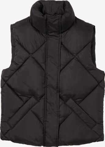 TOM TAILOR Bodywarmer in Zwart: voorkant