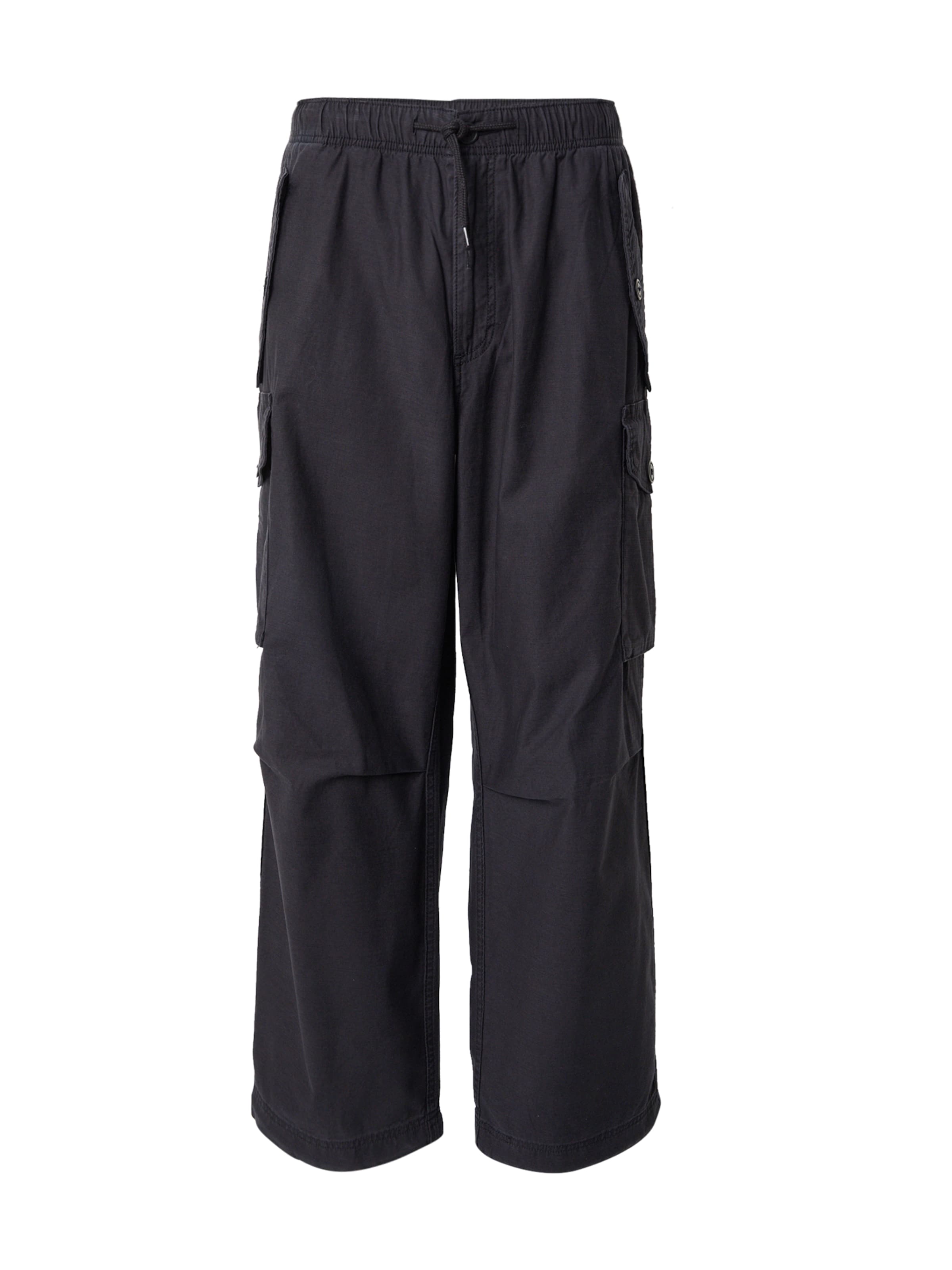 LEVI'S ® Vrečasti Kargo kavbojke 'Baggy Field Cargo' | črna barva: sprednja stran