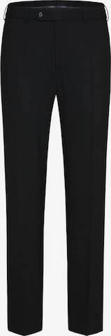 Digel Regular Pleated Pants in Black: front