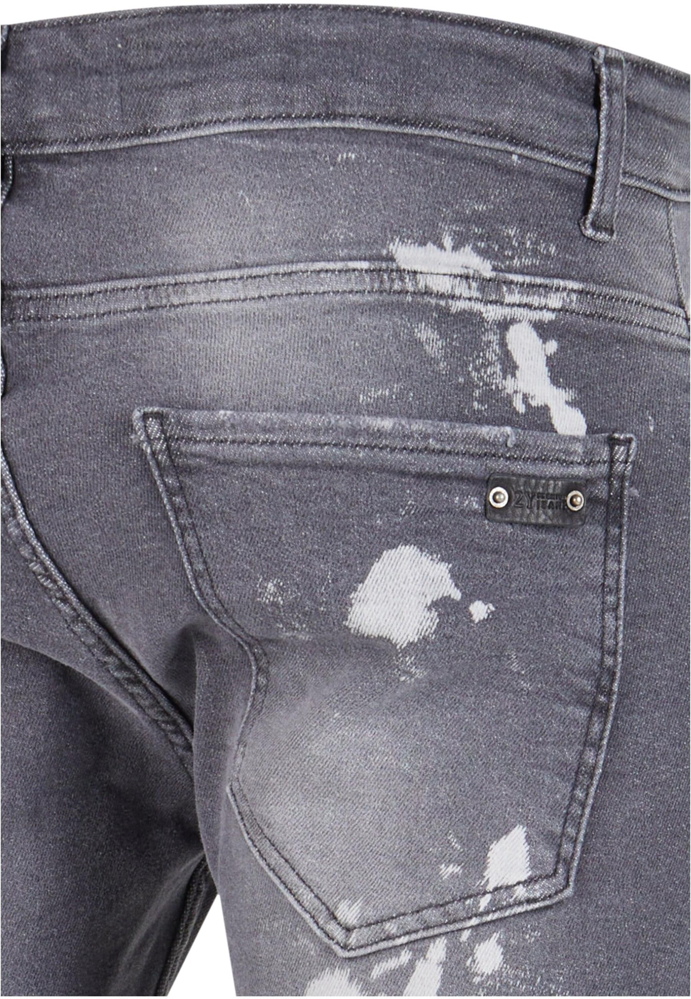 2Y Premium Regular Jeans in Grau