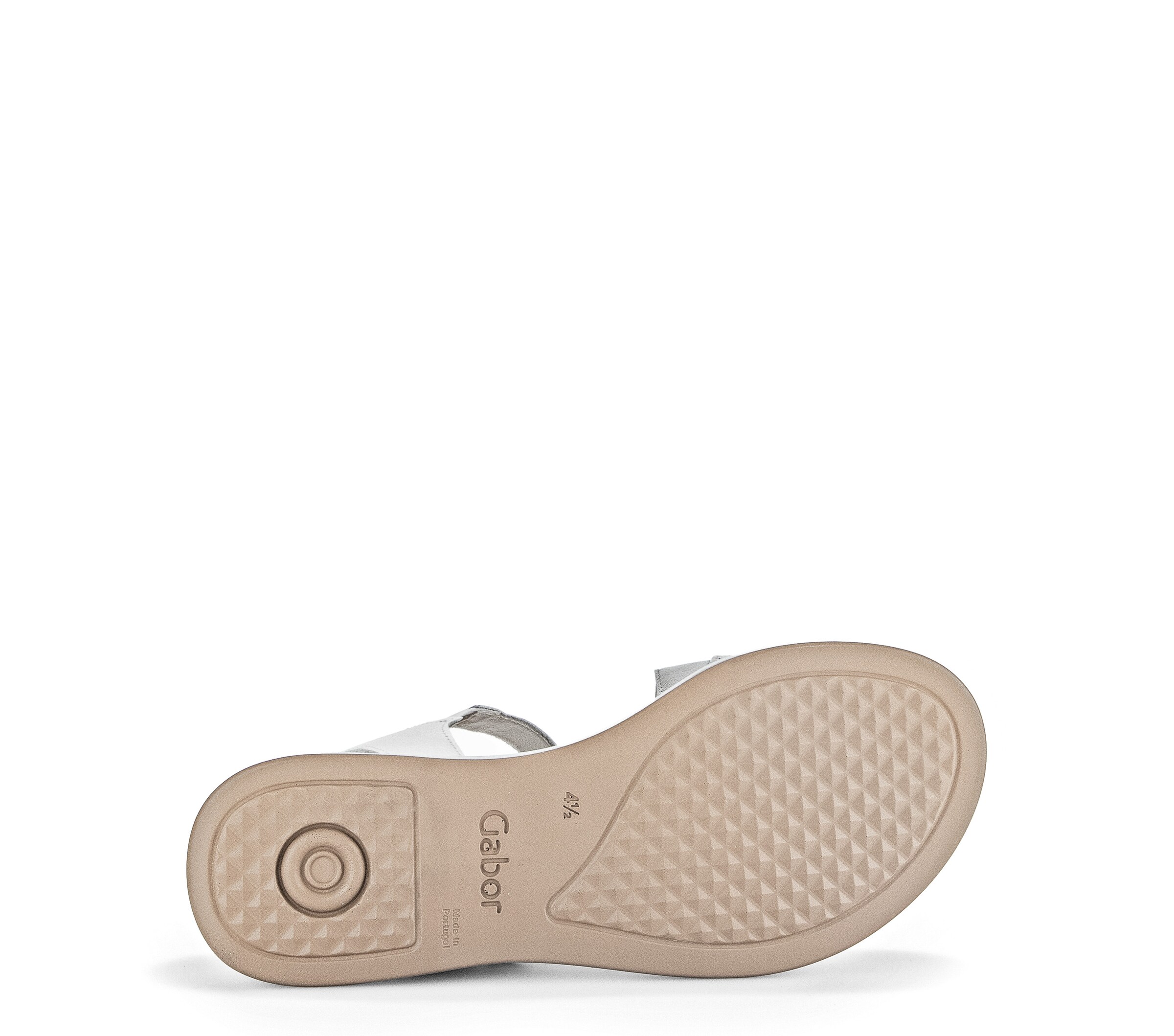 GABOR Sandały z rzemykami w kolorze srebrny