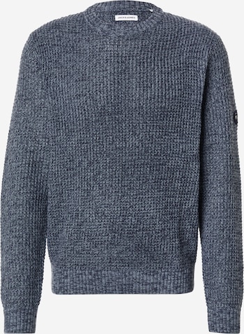 Pull-over 'JJLINK' JACK & JONES en bleu : devant