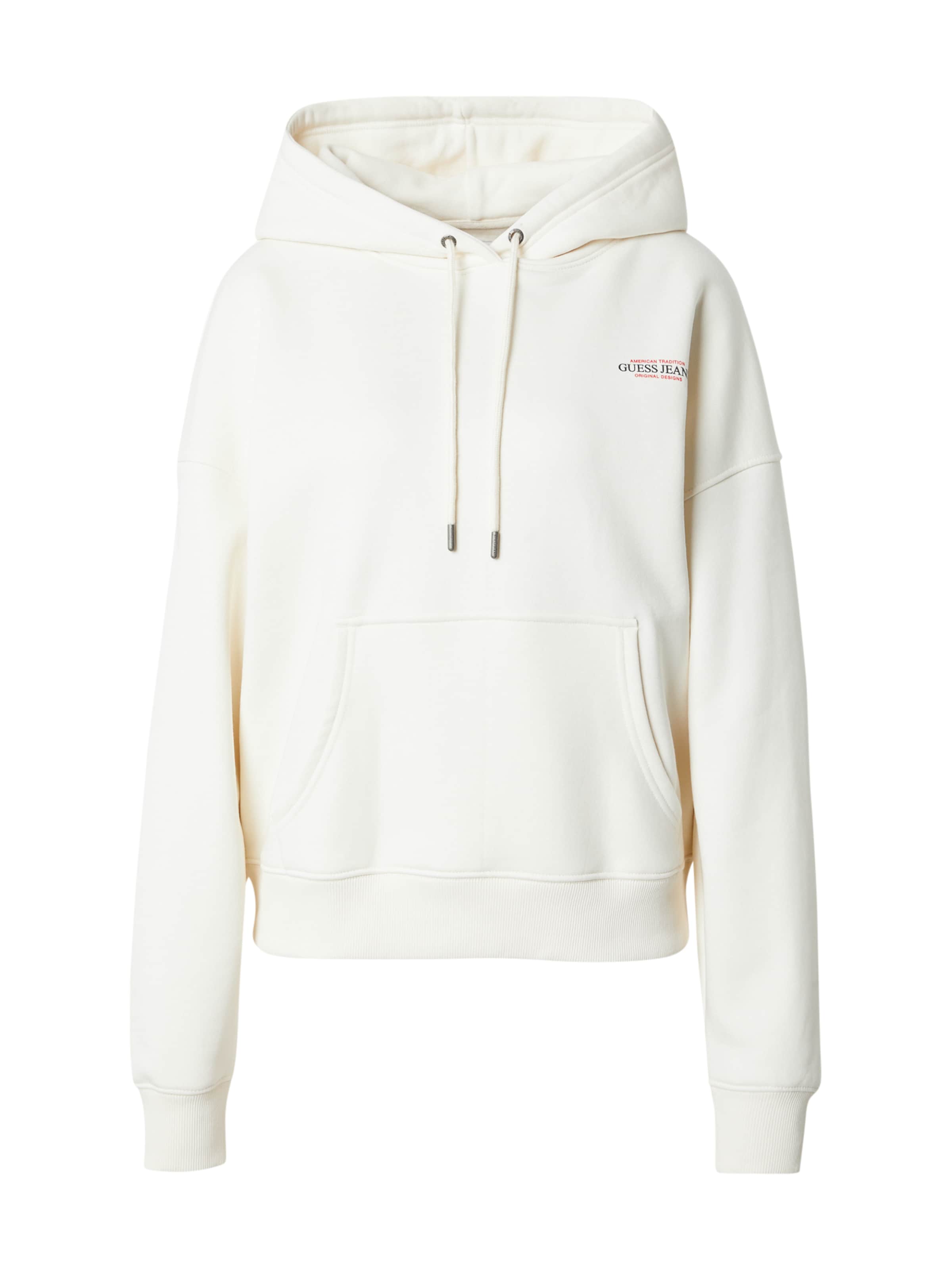 GUESS JEANS Свитшот в Бежевый: спереди