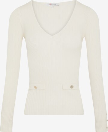 Morgan Pullover i beige: forside