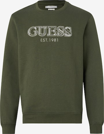 Sweat-shirt GUESS en vert : devant