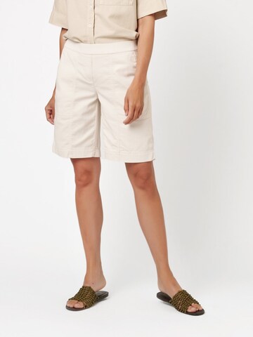 TONI Regular Shorts in Beige: Vorderseite