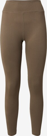 Skinny Leggings LeGer by Lena Gercke en marron : devant