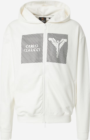 Veste de survêtement 'Enz' Carlo Colucci en blanc : devant