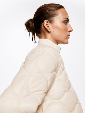 MANGO Between-Season Jacket 'Carrot' in Beige