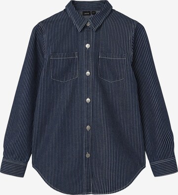 Coupe regular Chemise NAME IT en bleu : devant