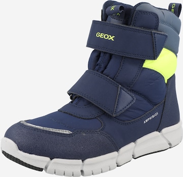 Bottes de neige GEOX en bleu : devant