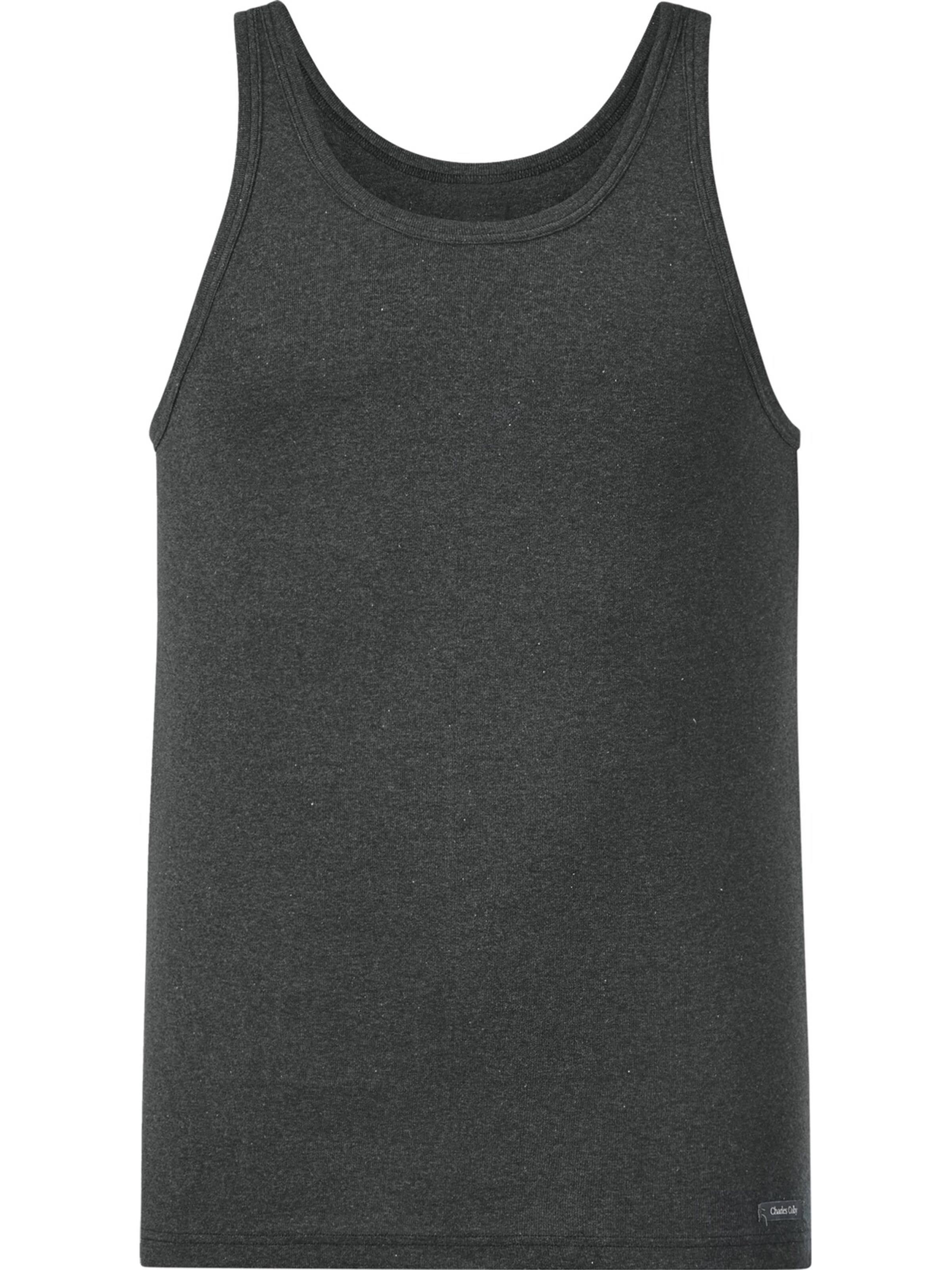 Charles Colby 2er Pack Unterhemd ' Lord Cookney ' in Grau