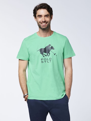 Polo Sylt Shirt in Green: front