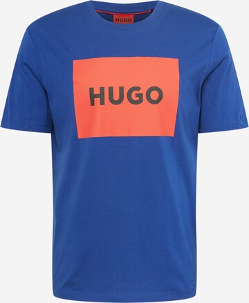 HUGO T-Shirt 'Dulive222' in Blau: predná strana