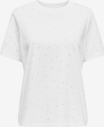 T-shirt 'ONLMONJA' ONLY en blanc : devant