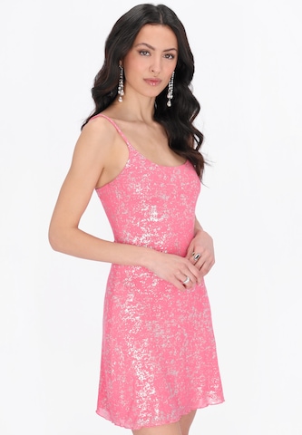 Robe faina en rose : devant