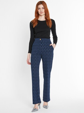 Ana Alcazar Regular Trousers in Blue
