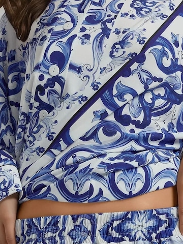 Hiccup Set: Bluse und Hose in Blau