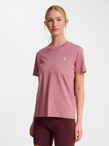 T-shirt fonctionnel 'Pulse' Hummel en rose : devant