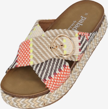Palado by Sila Sahin Pantolette 'Palado Zurlo by Sila Sahin' in Beige: Vorderseite