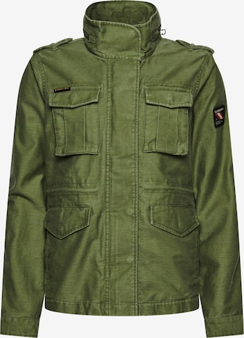 Veste mi-saison Superdry en vert : devant