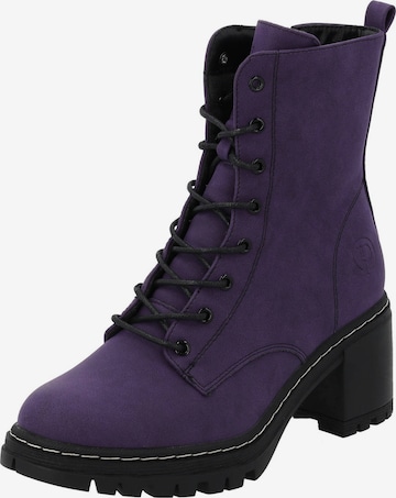 Palado Schnürstiefelette 'Kefalonia' in Lila: Vorderseite