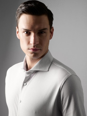 DESOTO Slim fit Button Up Shirt in Beige