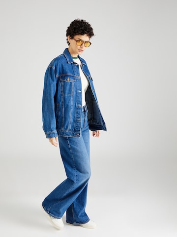 ESPRIT Szeroka nogawka Jeansy w kolorze niebieski