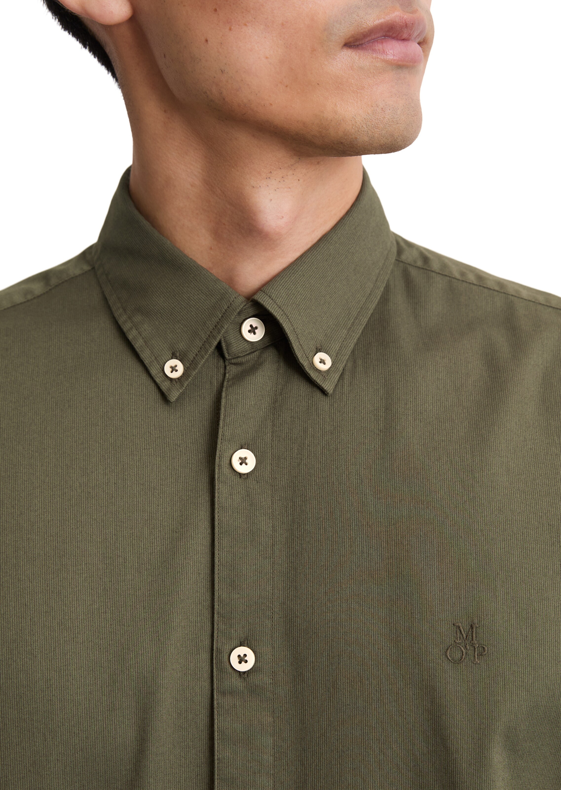 Marc O'Polo Regular Fit Hemd in Grün