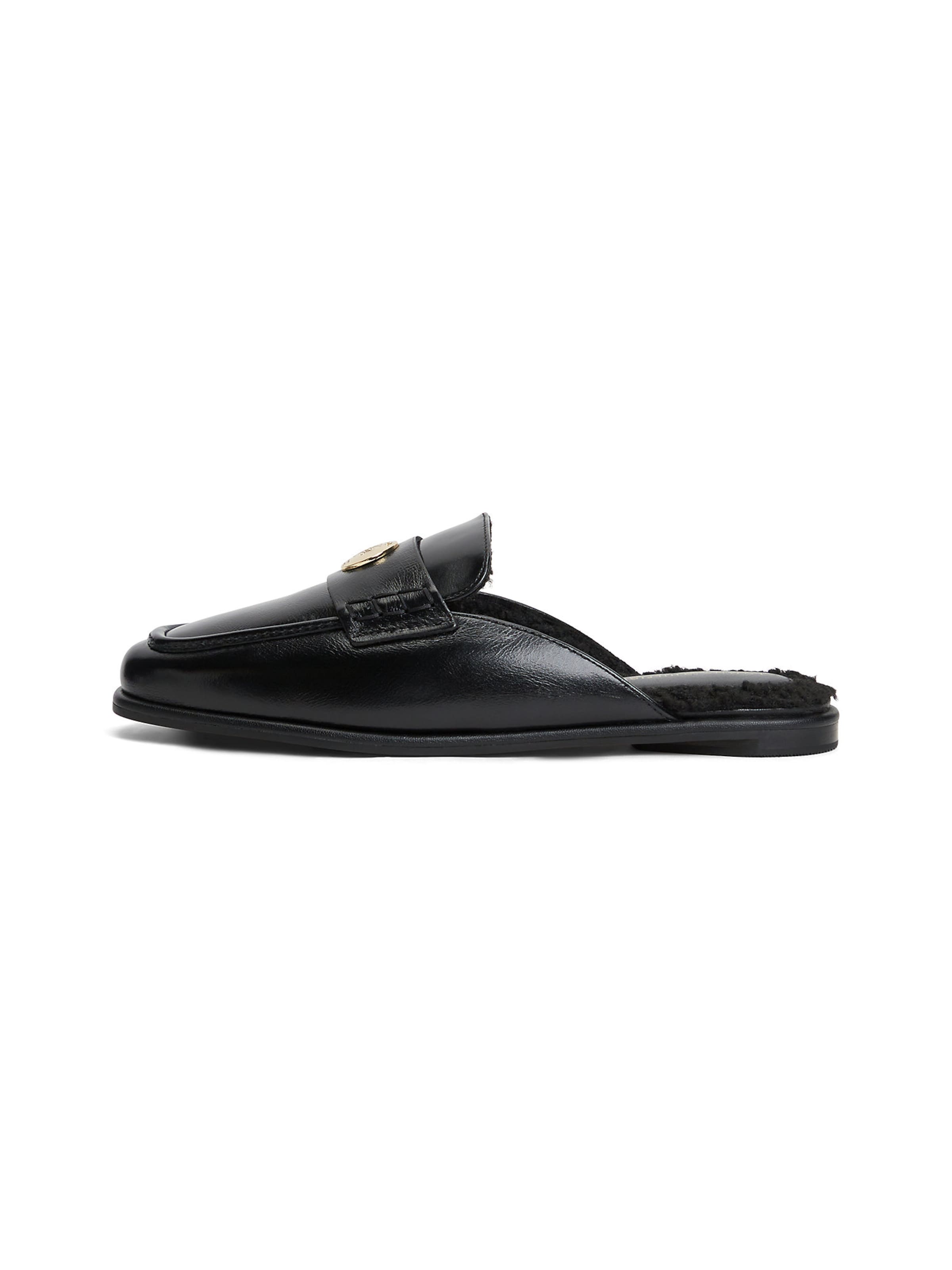 TOMMY HILFIGER Pantolette in Schwarz: Vorderseite