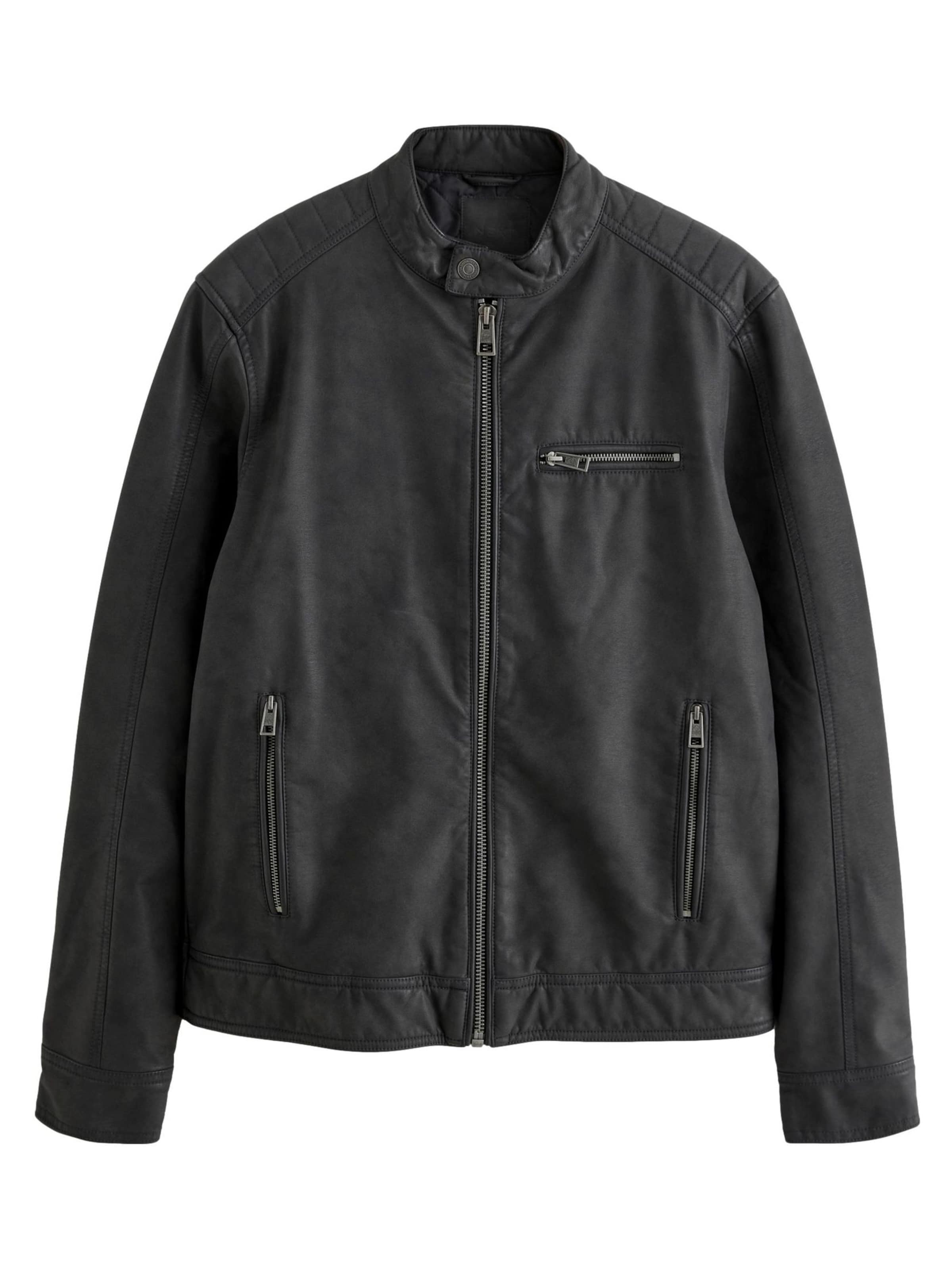 Next Přechodná bunda – černá: přední strana