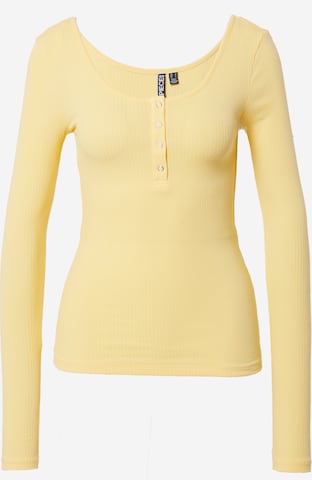 PIECES Shirt 'Kitte' in Yellow: front