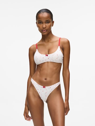 Karl LagerfeldTanga gaćice - bijela boja: prednji dio