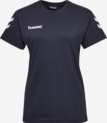 Hummel Koszulka funkcyjna w kolorze niebieski: przód
