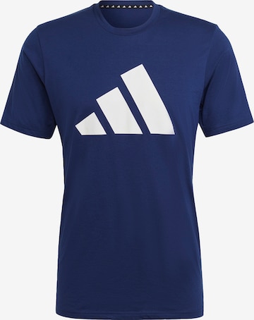 ADIDAS PERFORMANCE - Camiseta funcional 'Train Essentials Feelready' en azul: frente