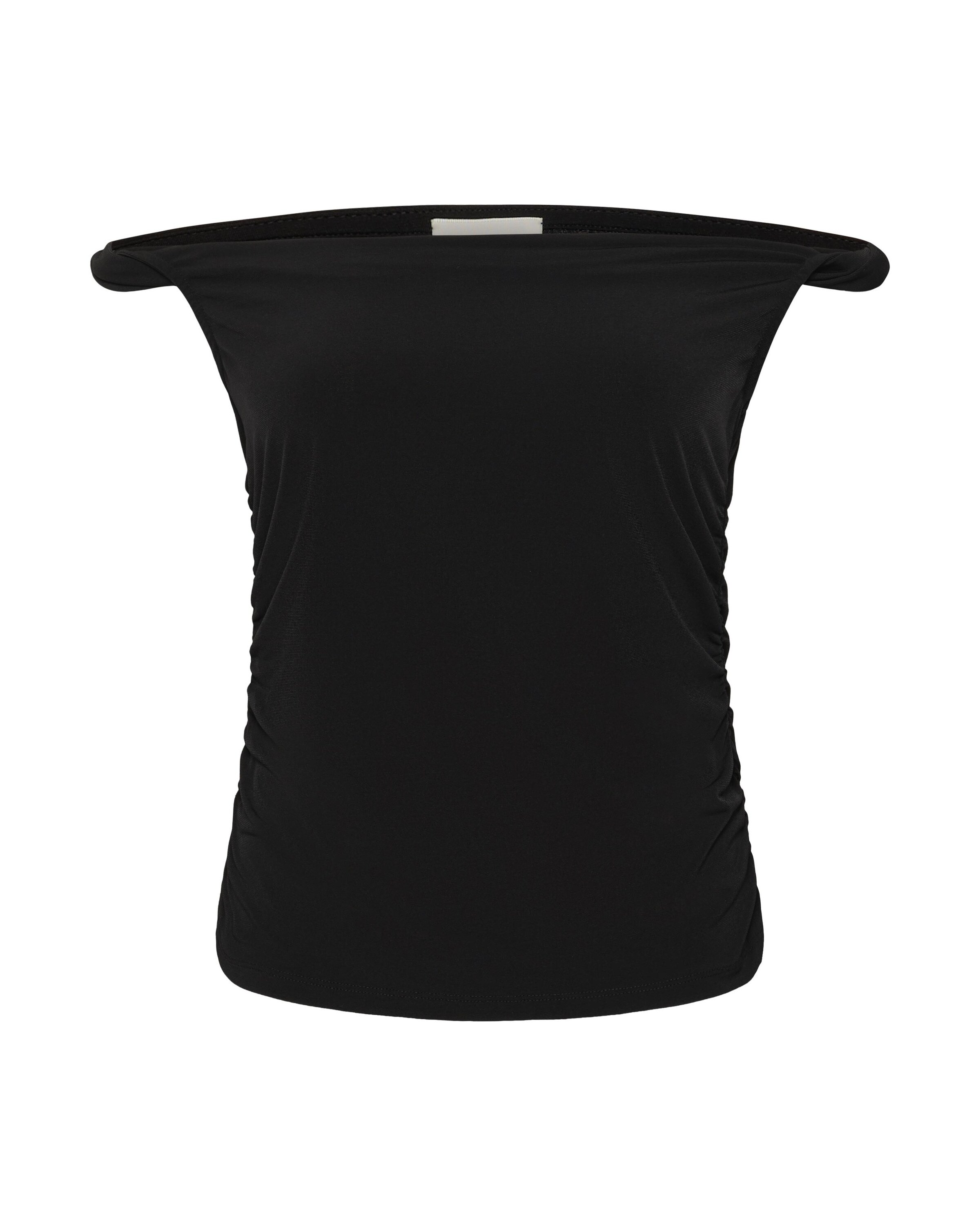 SOAKED IN LUXURY - Top 'SLAdjo' em preto: frente