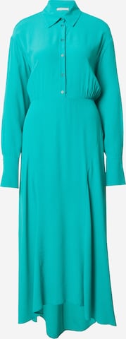 PATRIZIA PEPE - Vestido camisero en verde: frente