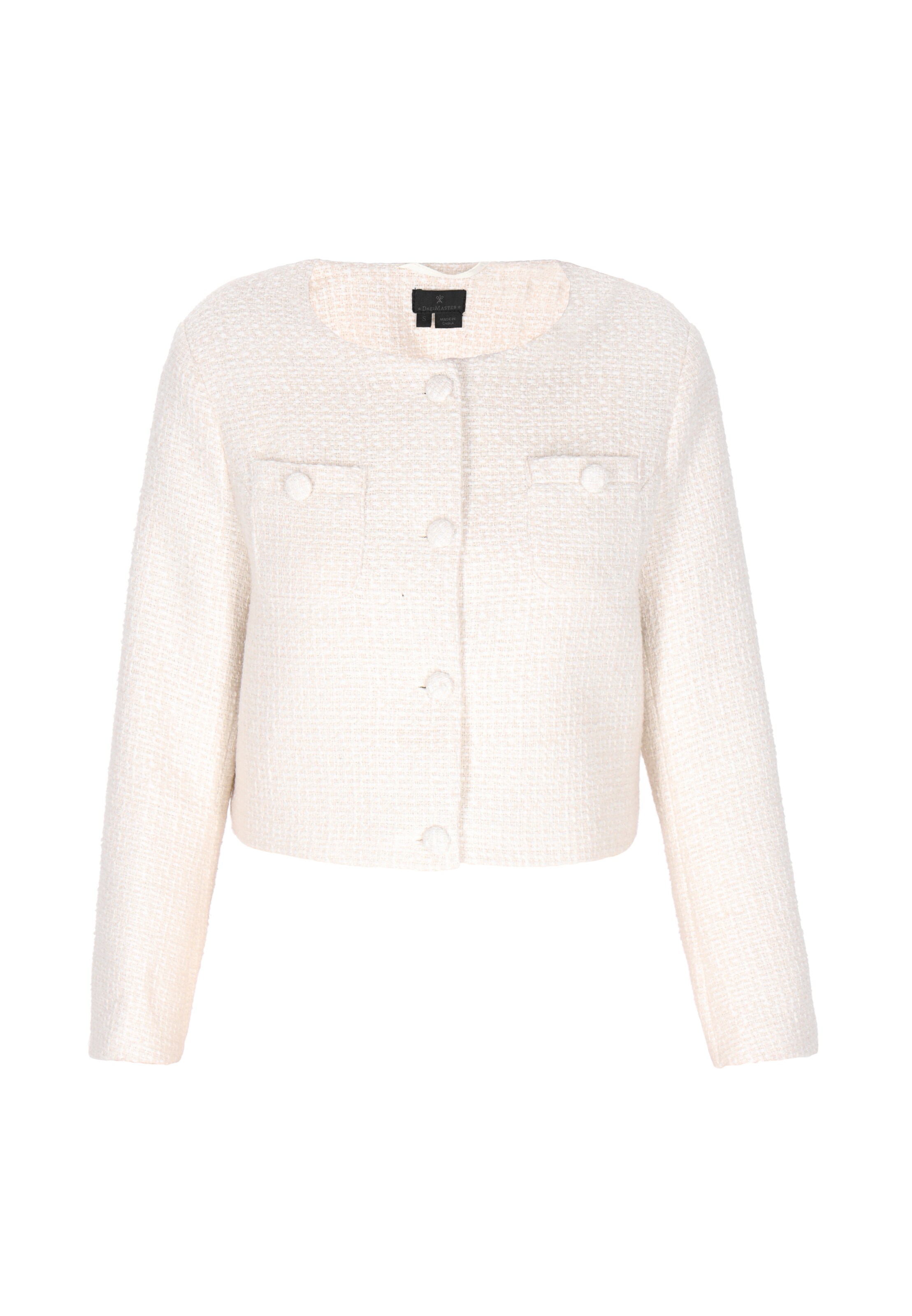 Blazer DreiMaster Klassik en blanc : devant