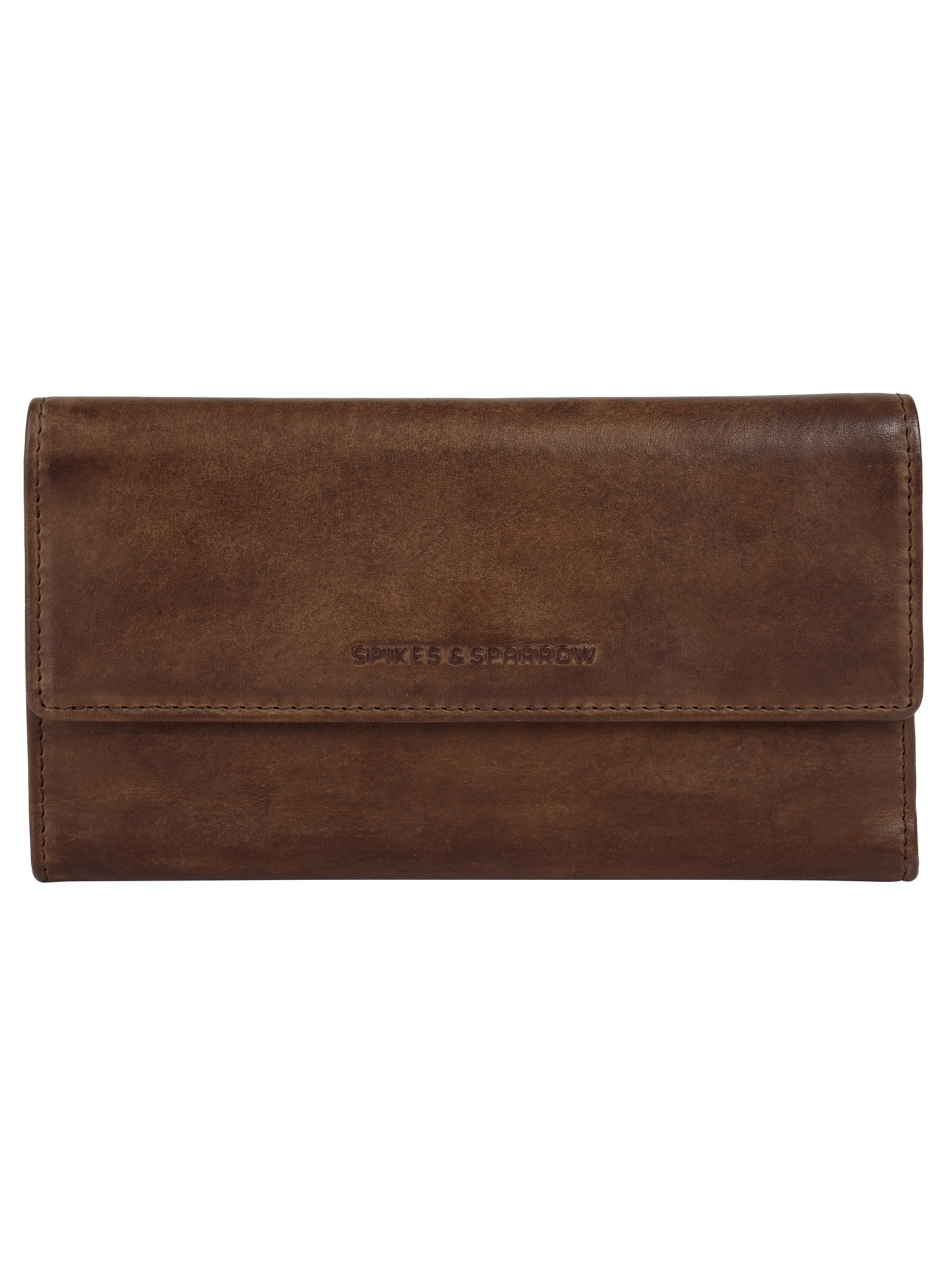Spikes & Sparrow Portemonnaie 'Spikes & Sparrow Geldbörse'‌‌‌‌‌‌‌‌‌‌ in Braun: Vorderseite