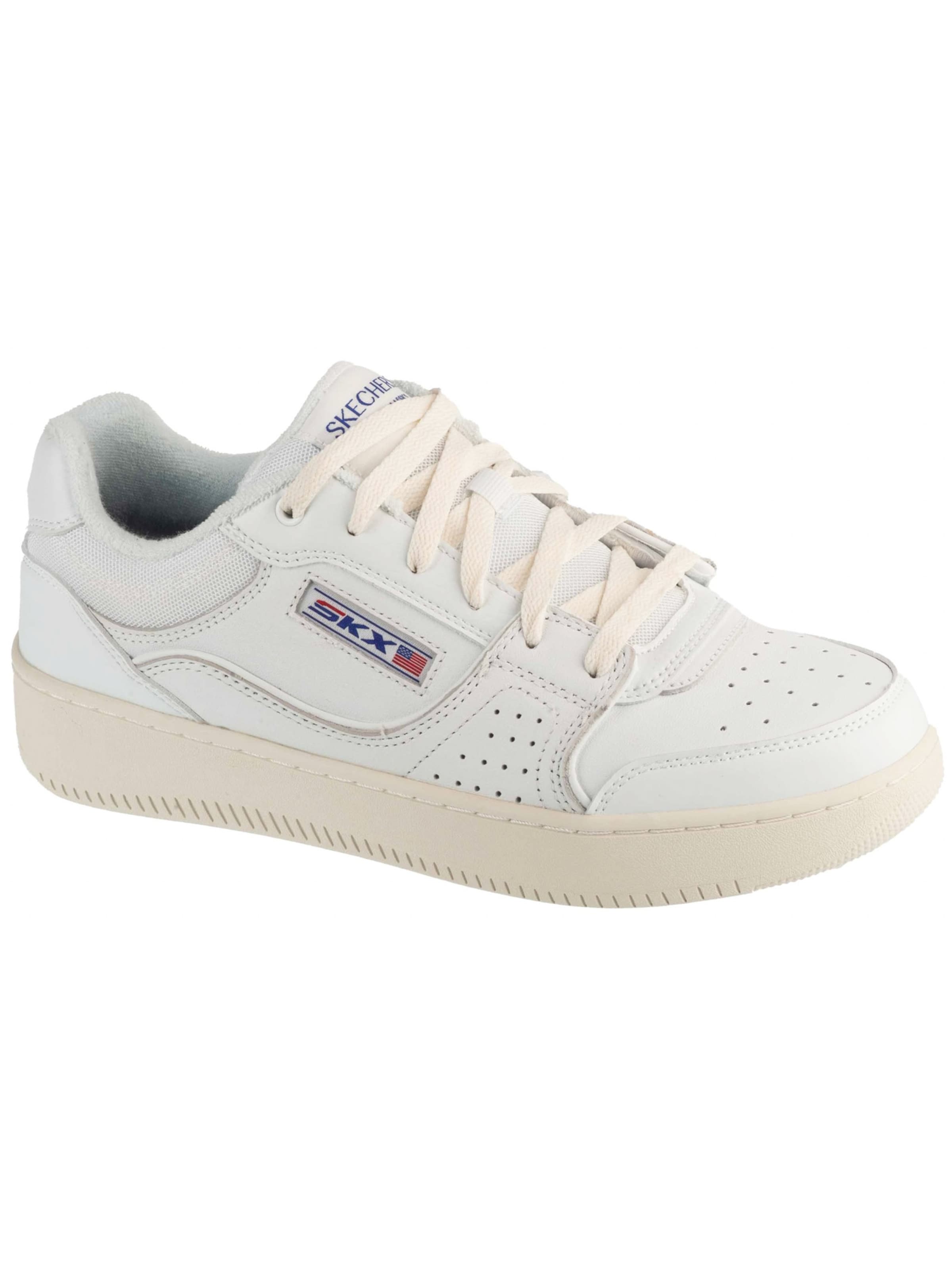 SKECHERS Slip-Ons 'Sport Court 2.0 - Crowne' in White: front