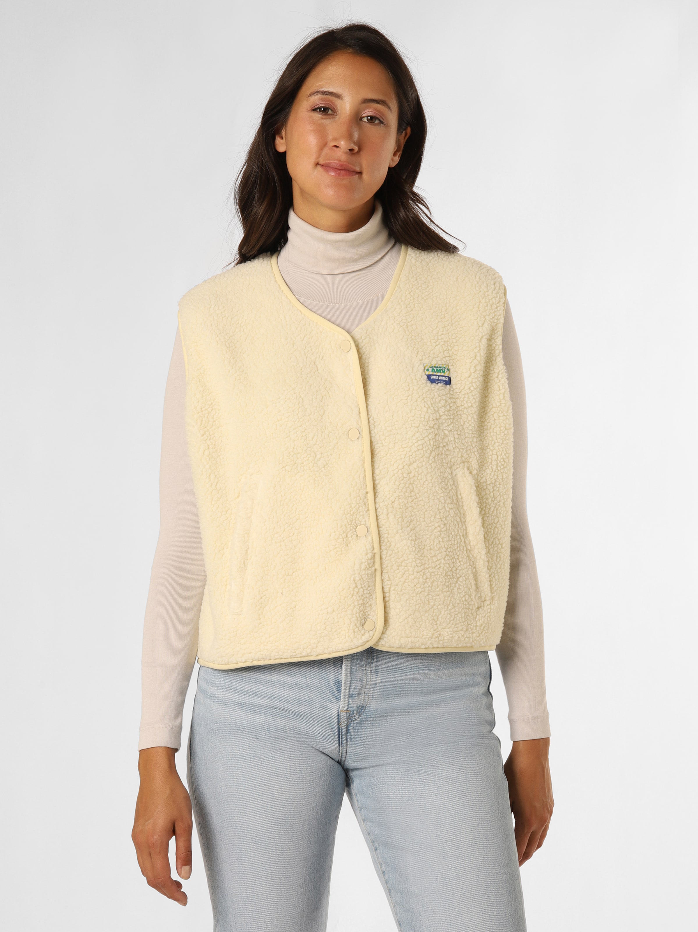 Gilet vintage en tapisserie boho western des années 1990